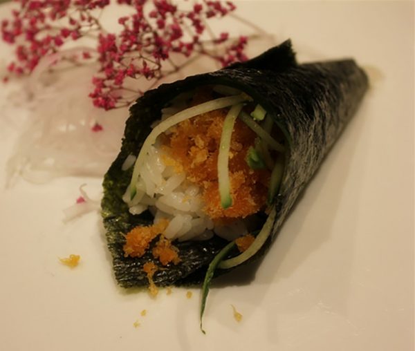 Crispy Spicy salmon Hand Roll 2pcs 1000 sushi islands